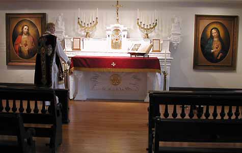 Novitiate altar